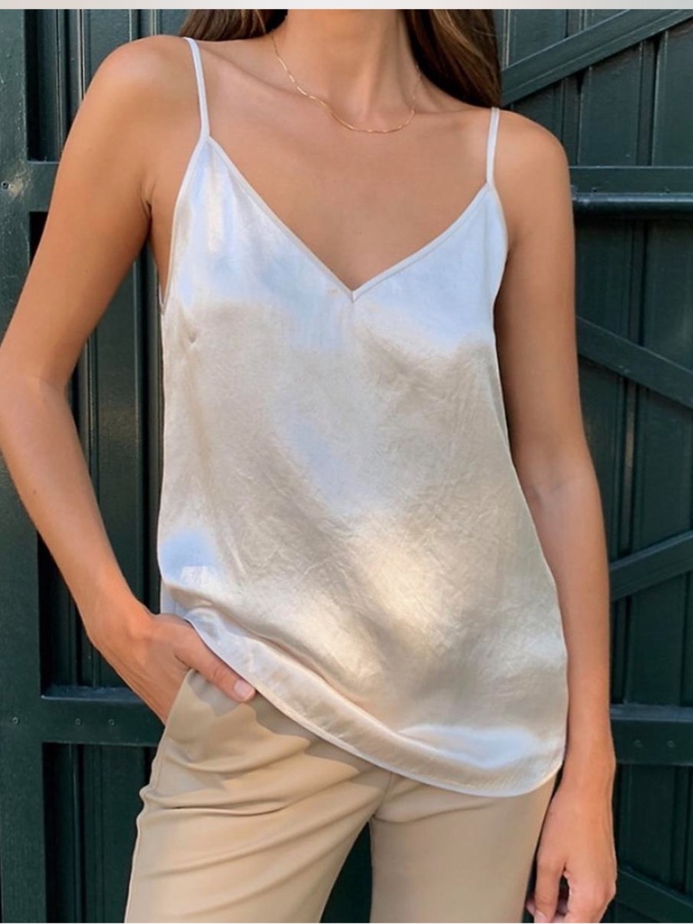 NWT Aritzia Babaton Everly Denude Cami Tank Top. Size S.